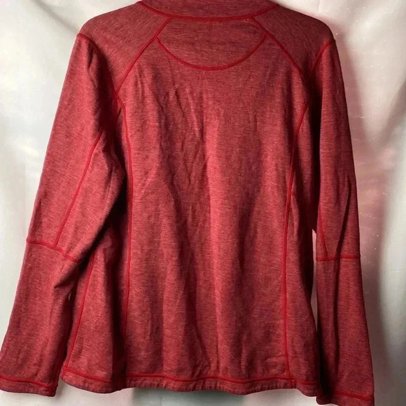 TOMMY BAHAMA WO SIZE LARGE SOFT RED ZIP FRONT JACKET WITH POCKETS CLEAN - Picture 9 of 9